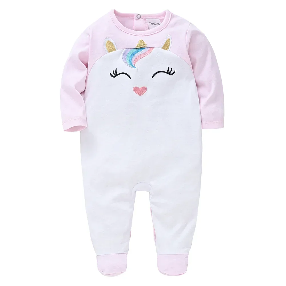 Class A Autumn Infant Clothing Cartoon Baby Climbing Clothing Romper Long Sleeve Casual Baby Onesie