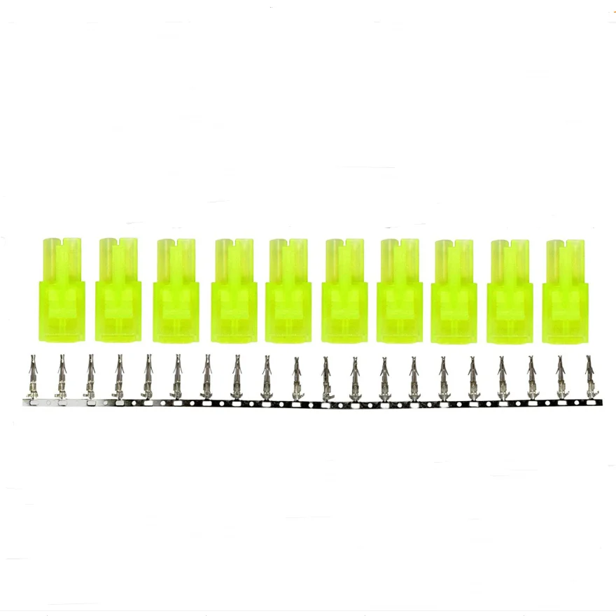 5/10 Pairs Mini /large Tamiya  Battery Connectors Plugs Male And Female Plug Sets with Nickle Pins for RC Hobby Car Boat Plane