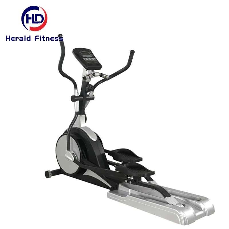 Manual Elliptical Bike Cross Trainer Self Generating Resistance Aerobic Fitness Equipment Gym Horizontal Air Elliptical Machine