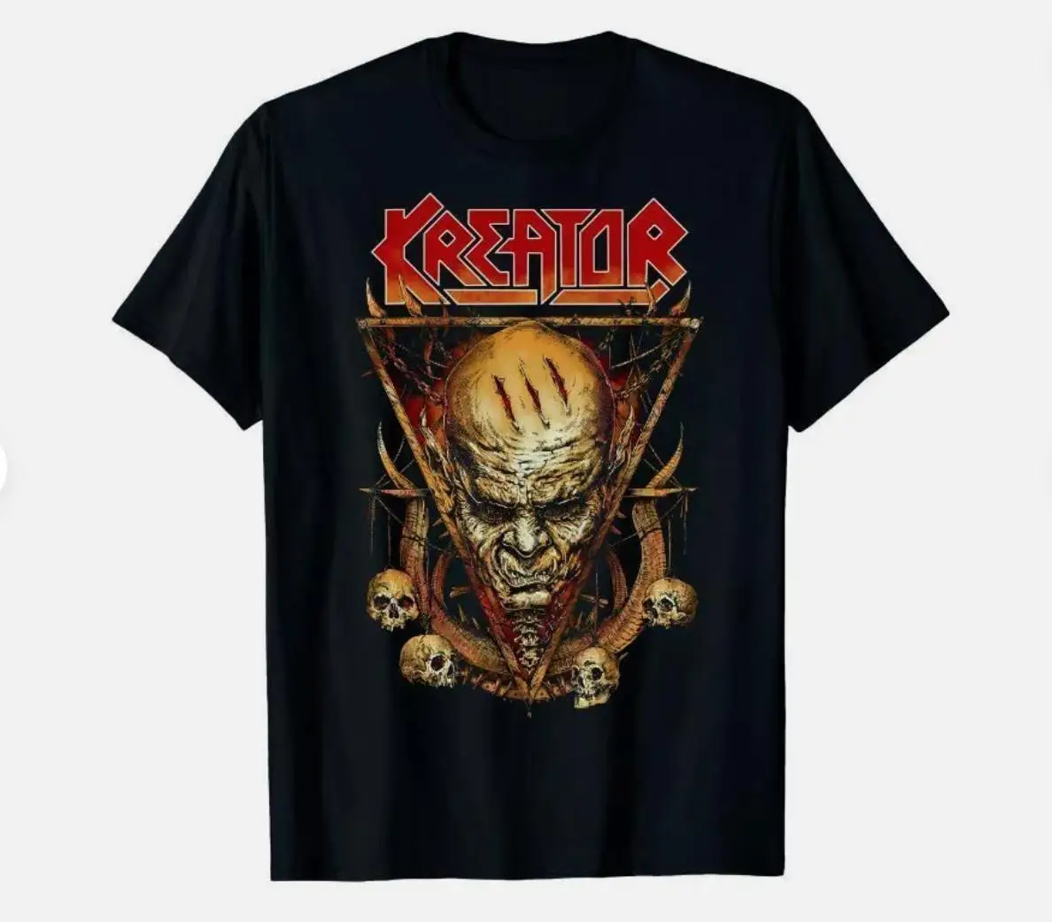 Vtg Kreator Gift For Fans Cotton Black Full Size Unisex Shirt