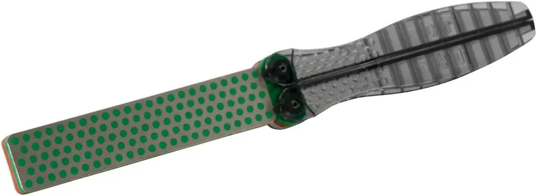 

Технология алмазной обработки (DMT) Двусторонняя портативная карманная алмазная точилка сверхтонкой/тонкой зернистости (FWEF)