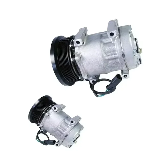 Excavator Air Conditioner Parts E320C 10S17C ST170202 AO Air Conditioning Compressor 201-3837 2013837 STAL