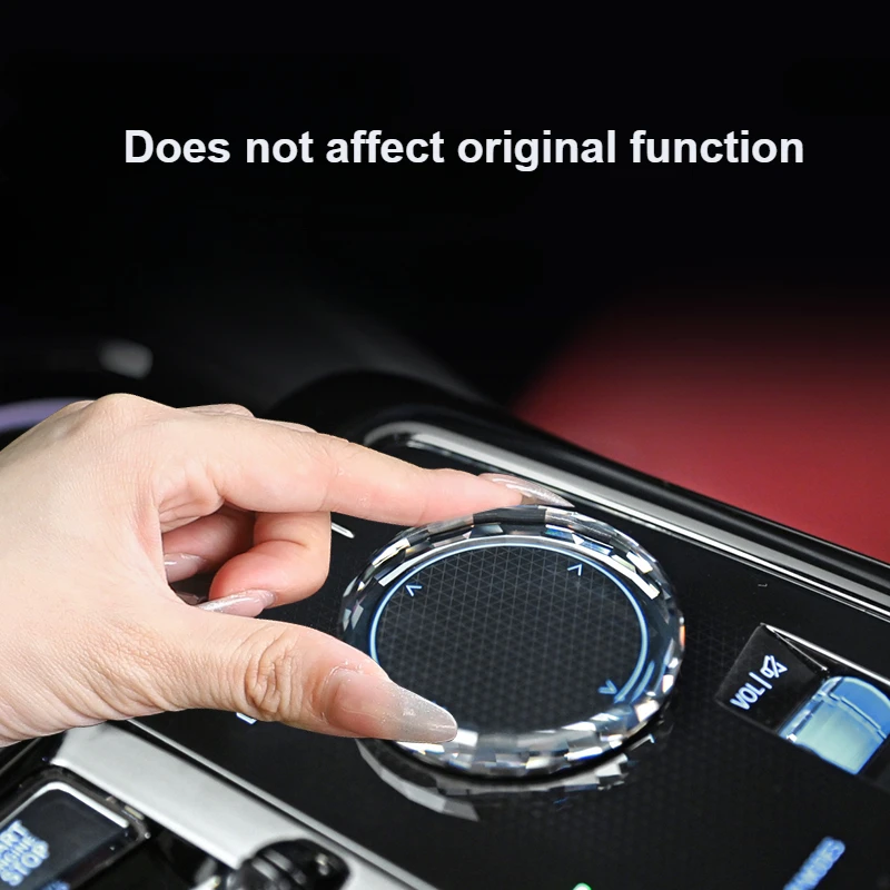 NEW 4pcs Set Crystal Gear Paddle Shift Knob for BMW 5 Series i5 2024 G60 525 530 Engine Start Stop Button Replacement Kits