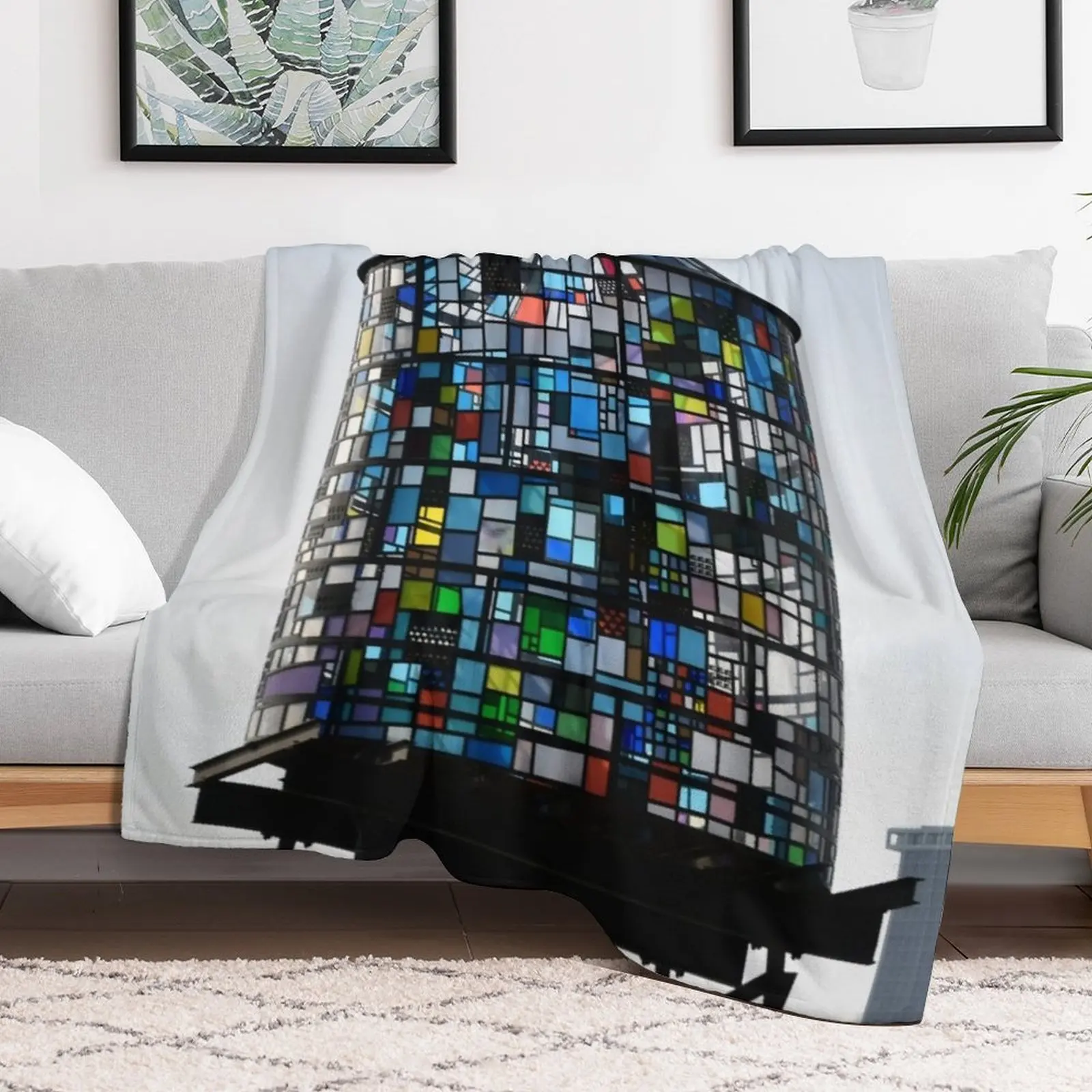 Stained Glass Sculpture Throw Blanket Thermals For Travel cosplay anime Loose Custom Blankets