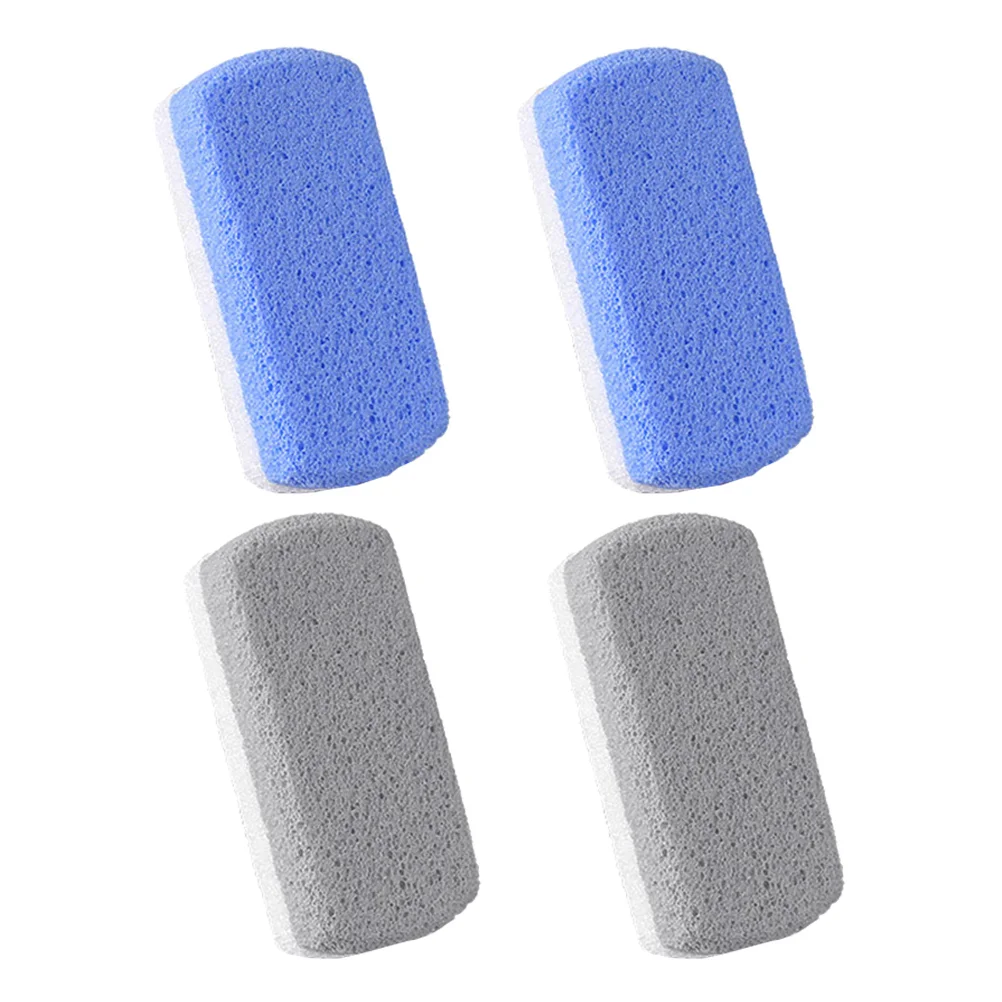 

4 Pcs Two color Pumice Stone Foot Beauty Tool Lightweight Compact Glass Foot Stone Dead Skin Remover Pedicure Tool Cost