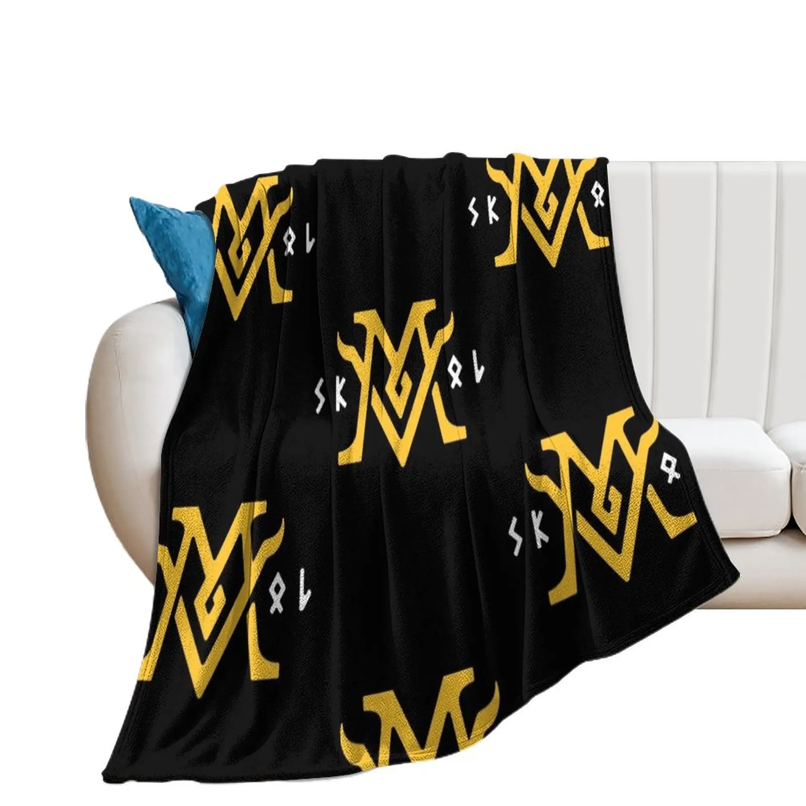 

Minnesota Vikings Skol Design Throw Blanket Soft Big For Decorative Sofa Blankets