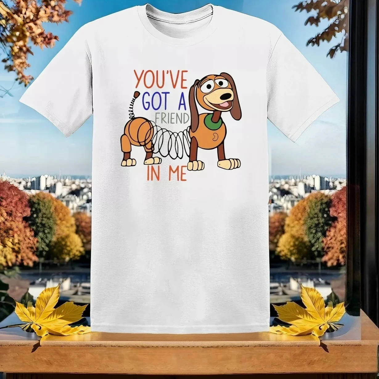 

Disney Toy Story Pixar Slinky Dog Men'S T-shirt Superhero Cartoon Couple Unisex Women Summer Cotton Oversize Tees Gift Casual