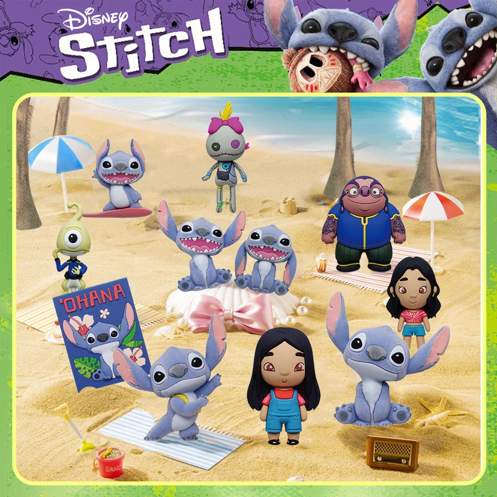 Stitch Officially Licensed Blind Box Figural Keyring Random PVC Bag Gift 1Pc Disney