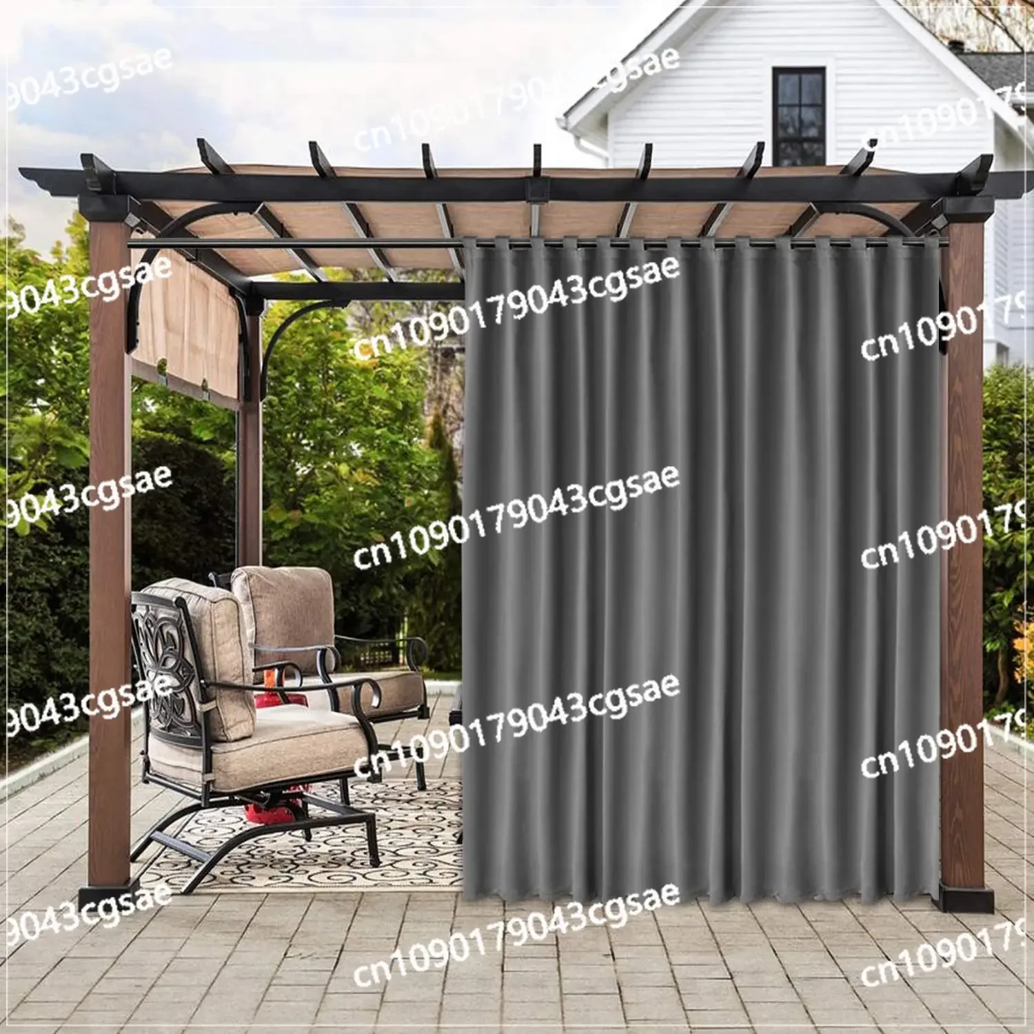 

Outdoor sunscreen, thermal insulation, blackout curtains, waterproof and mildew-proof balcony pavilion, outdoor rainproof