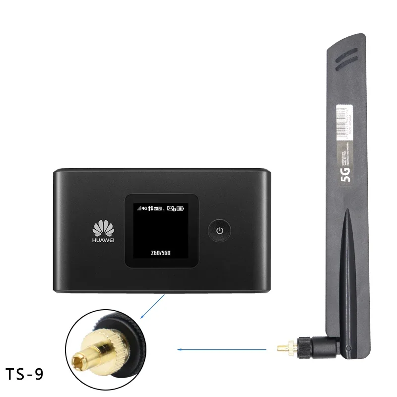2PCS 5G CPE Pro Outdoor Router Antenne Für ZTE Huewei B3115 E773 Modem WIFI Volle Band Verstärker 40DBI TS9 interface 600-6000MHz