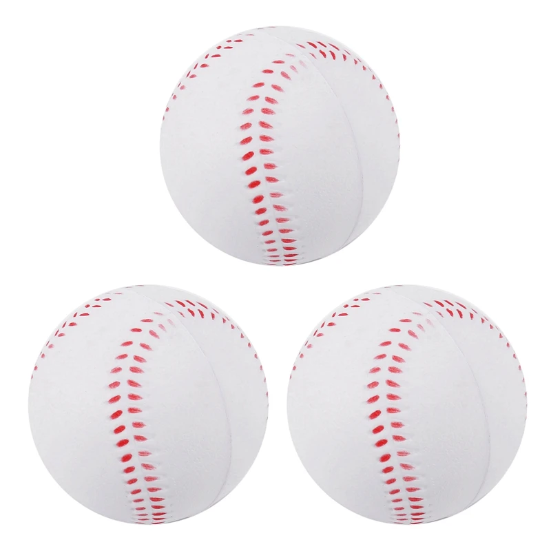 3X Sport Baseball Reduced Impact Baseball 10Inch Adult Youth Soft Ball For Game Competition Pitching Catching Training