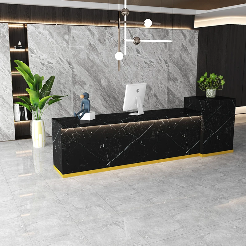 

Simple Register Reception Desks Designer Commercial Hotel Restaurant Cashier Reception Desks Display Tresen Rezeption Furniture