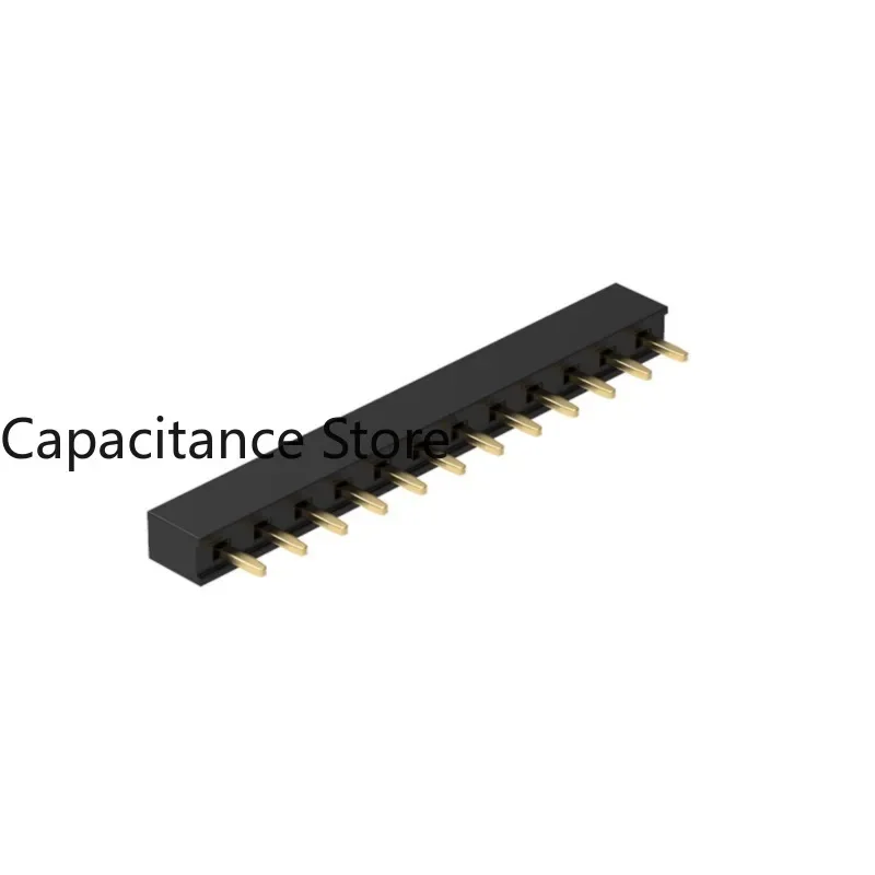 

10PCS 2.54mm female single/double row H3.55W2.5 plastic 180 degree Y/U type terminal connector