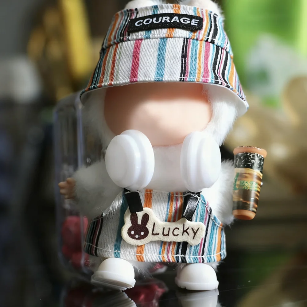 ชุดเอี๊ยมตุ๊กตาขนาดเล็กสำหรับตุ๊กตา Labubu ขนาด 4.0 นิ้ว อุปกรณ์เสริมชุดคอสตูมตุ๊กตาไอดอลเกาหลีขนาด 10 ซม. เสื้อผ้าหรูหราสำหรับตุ๊กตา DIY ของตกแต่งพวงกุญแจ