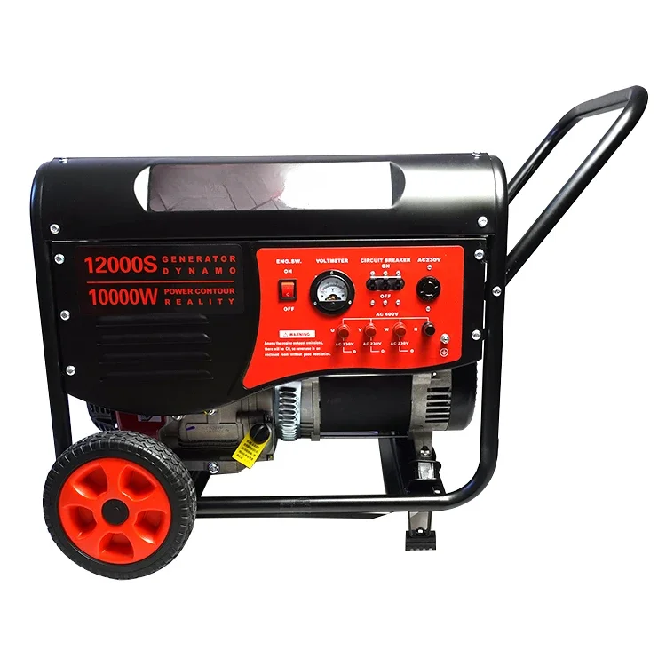 Hot sale professional 12000S three-phase manual generator portable electric generator with cheap price