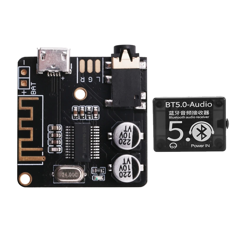 

BT5.0 Audio Module +Case MP3 Bluetooth Audio Decoder Board Lossless Car Speaker Audio Amplifier Board DIY Audio Receiver