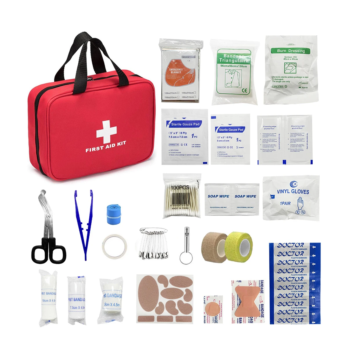 

First Aid Bag Kit Portable Emergency Medical For Camping Equipments Medical Bag Household Outdoor Medicine Survival