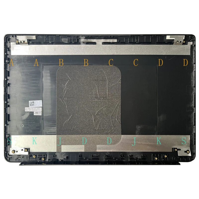 

M New For Dell Latitude E3500 3500 LCD Rear Top Lid Back Cover Case + Hinge 00C7J2