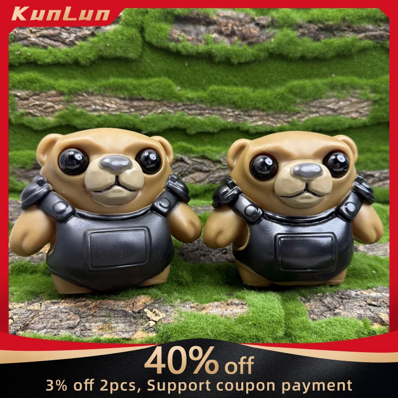 

Valorant Game Peripherals Tactical Bear Reduce Stress Toy Collectible Desk Ornament Creative Birthday Gift for Boy Squishy Toy