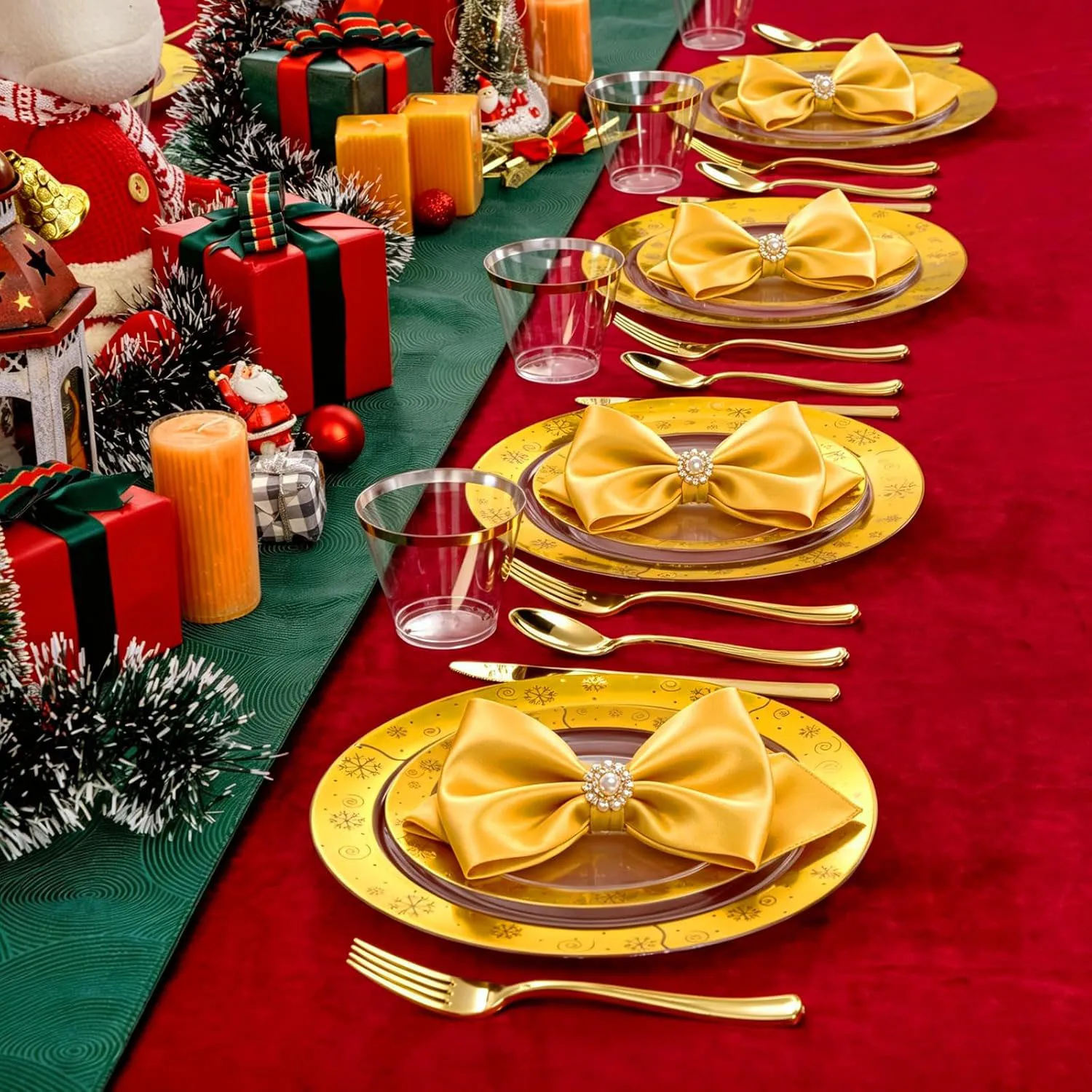 Satin Dinner Napkins 30x30cm,100/50 Pcs Square Cloth Napkins for Wedding Party Banquet Christmas Thanksgiving Table Decoration