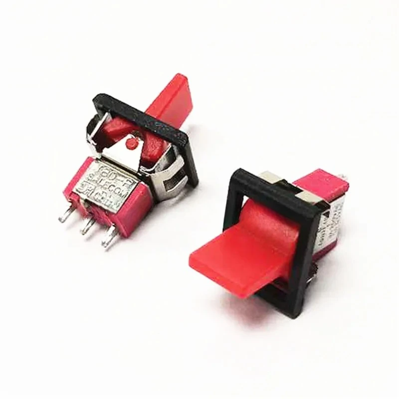 10PCS 100% NEW SH T80-R Series R8016A 3Pin Momentary MOM-OFF-MOM Self-Return SPDT Mini Rocker and Paddle Switch