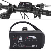 ZK40 Electric Bicycle LED Display Control Panel 36V 48V S810 LED Display Meter Electric Bike Modification Waterproof Interface