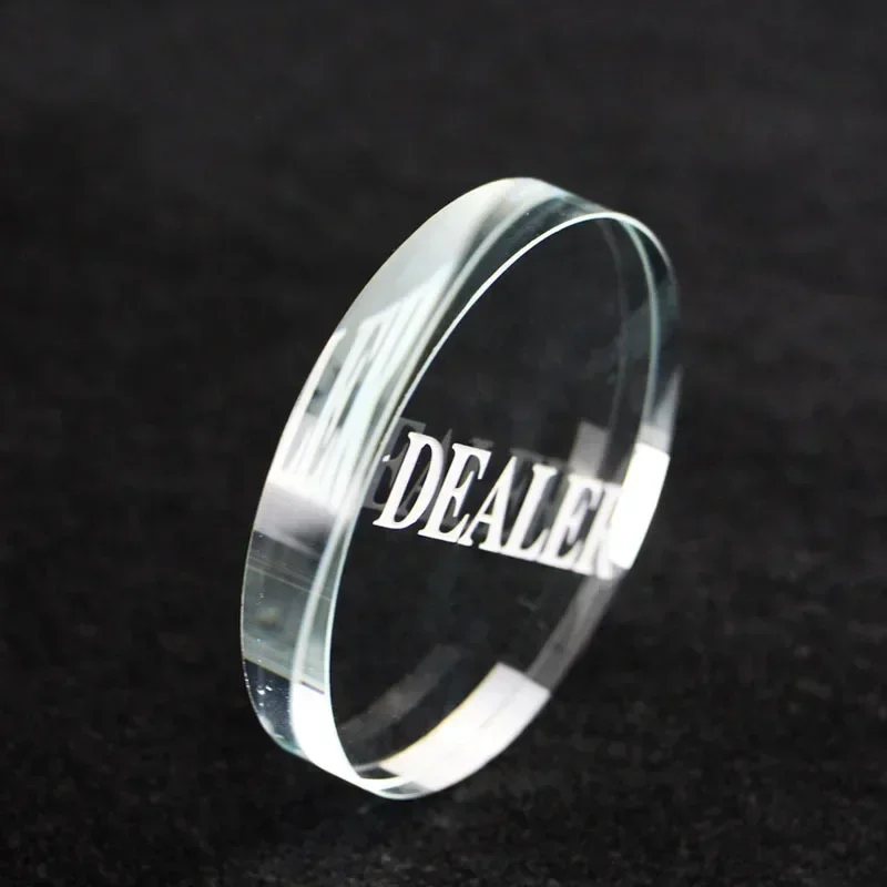 مؤشر موضع زر توصيل البوكر الكريستالي المستدير لحفلات تكساس هولدم كاسينوس ألعاب منزلية ملحقات البوكر #4