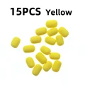 15 piezas de color amarillo