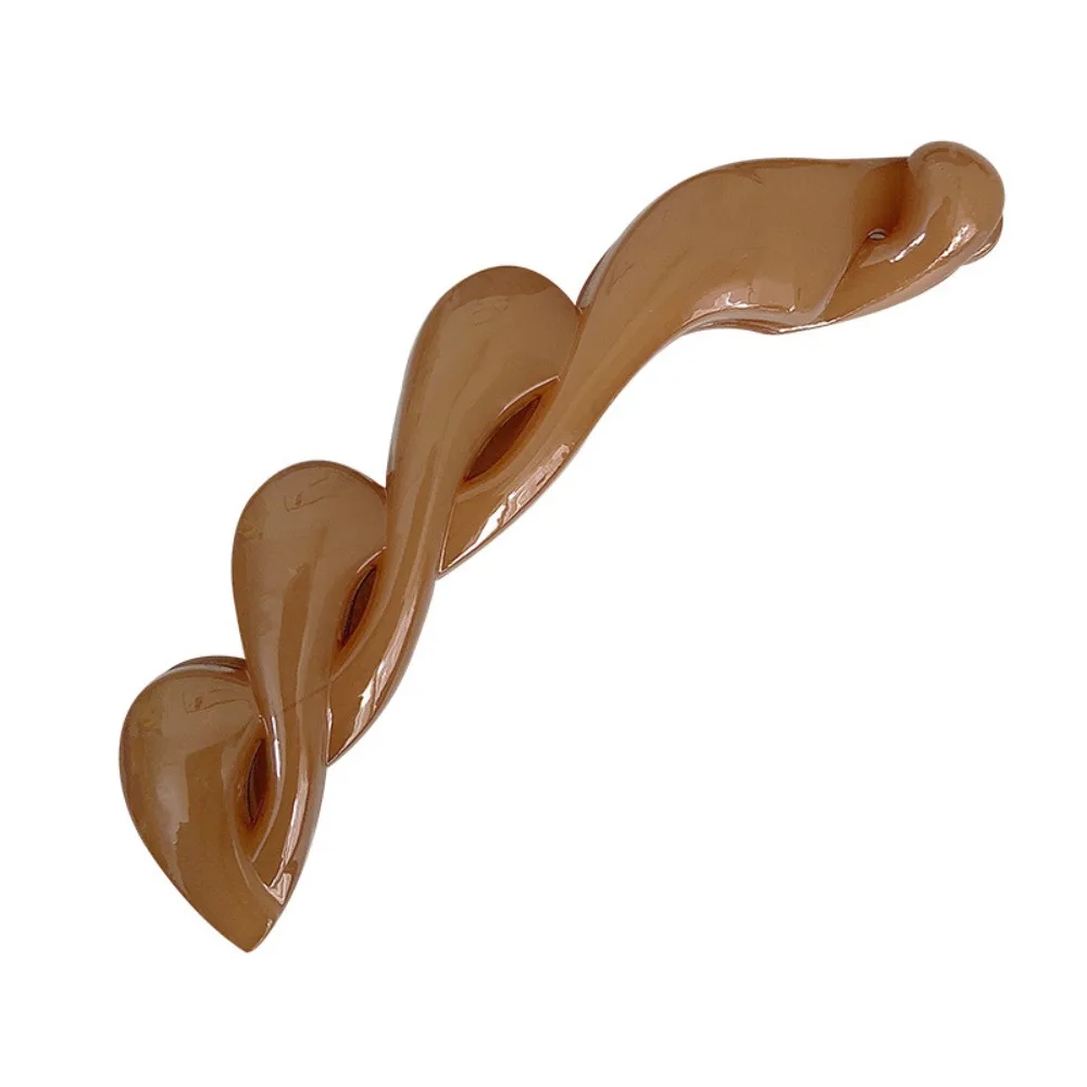 Hair Accessories Jelly Color Korean Banana Clip Elegant Solid Color Hair Horizontal Clip New Fashion Twist Hair Claw Women
