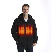 Lightweight Thermal USB Heated Jacket For Winter Outdoor Activities-Windbreak Camping Hiking Electric Veste Chauffante Zipper
