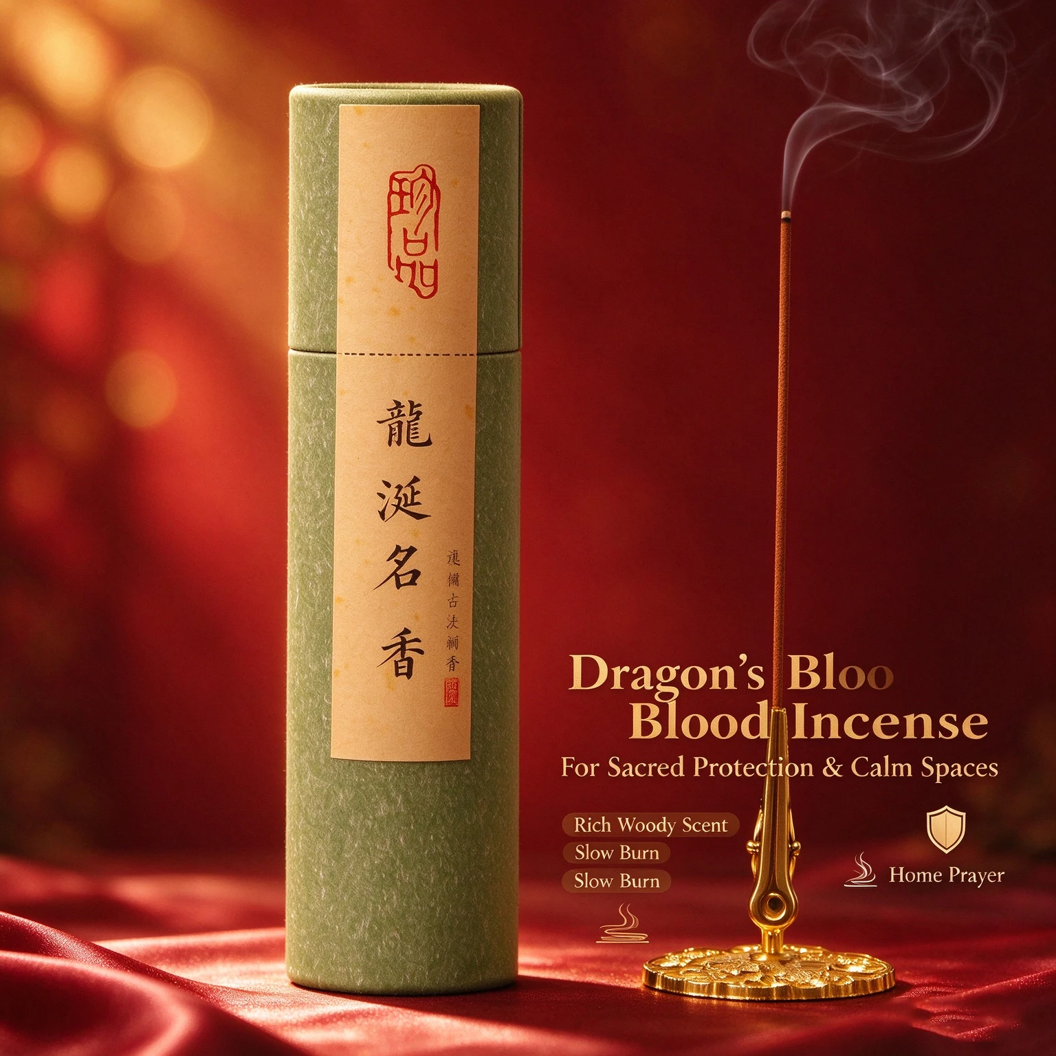 Premium Dragon Blood Incense Sticks Rich Woody Aroma Slow Burn For Home Prayer Meditation Room Fragrance Stress Relief