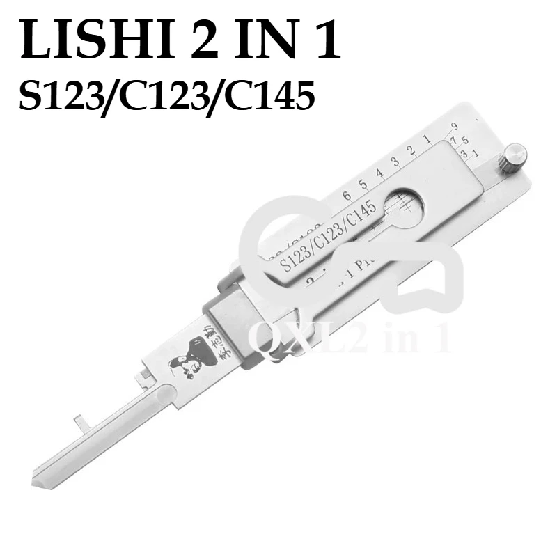 

Repair Tools Residential Smith C123/S123/C145 Lishi 2-in-1 Pick Opener&Decoder Tools Smith Supplies Key Decoder Full Set Ganzua