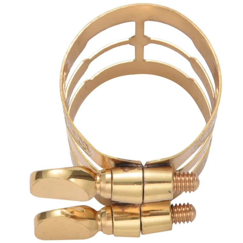 알토 색소폰용 새겨진 금속 합자, 알토 색소폰 클라리넷 마우스피스 합자 클립, 신제품