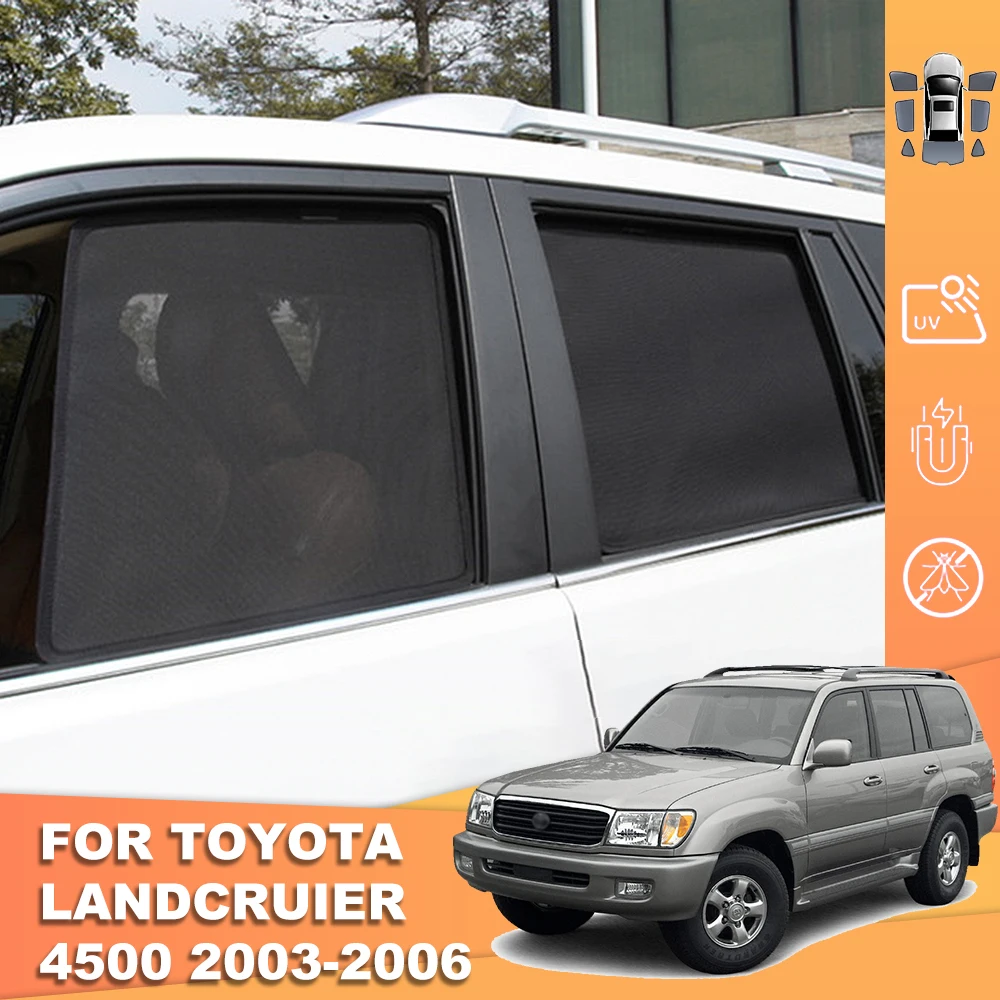 

For Toyota Landcruiser J100 1998-2007 Magnetic Car Sunshade Front Windshield Curtain Rear Side Window Sun Shade Land Cruiser 100