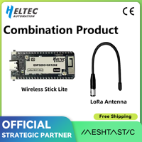 Heltec LoRa Meshtastic SX1262 ESP32-S3FN8 Stick Lite Wireless V3 With 915 MHz Whip Antenna Connection Arduino® IoT
