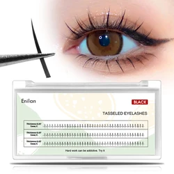 ETVITE Individual Lashes 120 Clusters Lower Eyelashes 5mm Natural Soft Under Eyelash Easy Grafting Makeup Extension