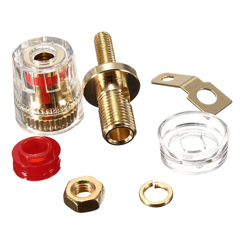 สุดยอดดีล4ชิ้นตัวเชื่อมต่อขั้วต่อลำโพงเครื่องขยายเสียง4มม. แจ็คปลั๊กกล้วย & 1ชุด HH54P ขดลวด4PDT 14พินแม่เหล็กไฟฟ้า Rela