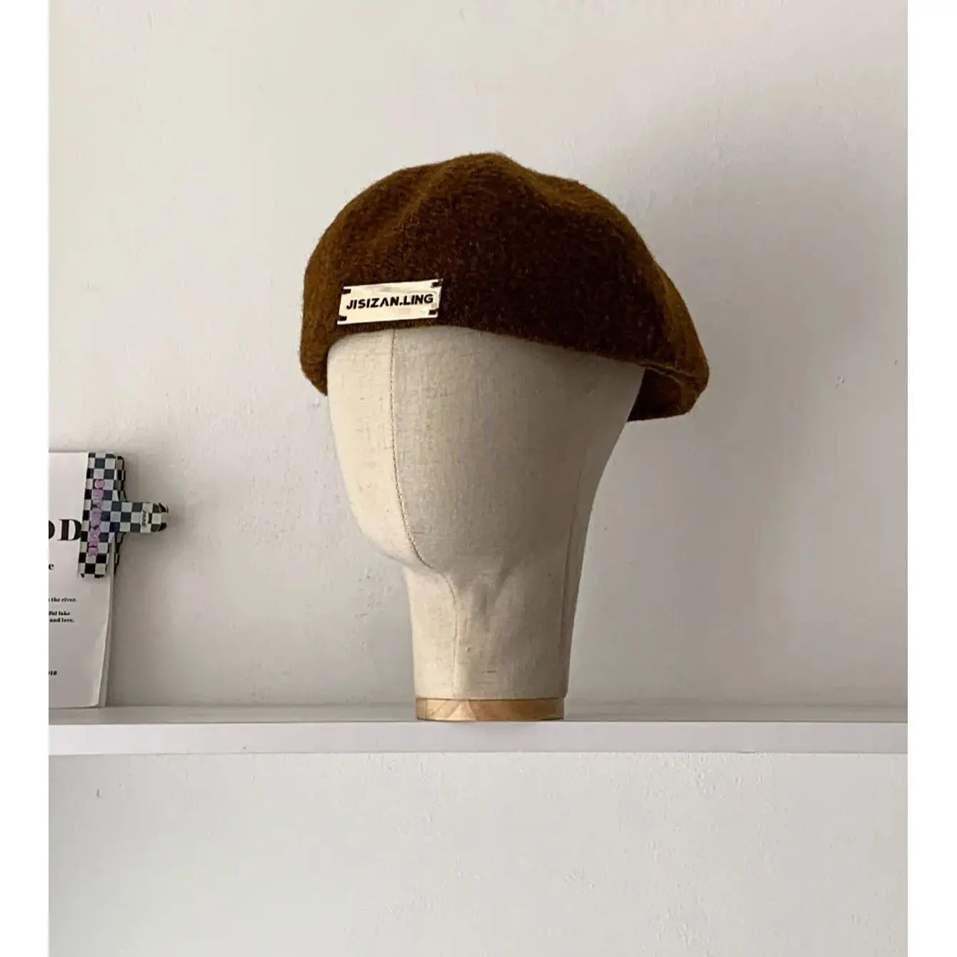 قبعة صوفية يمكنها ارتداء النساء من الأمام والخلف، قبعة عصرية للأمام، قبعة رسام ريترو لمشاهير الإنترنت، قبعة ملابس الشارع