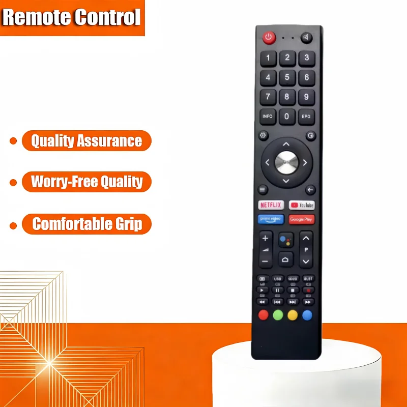 

PERFASCIN RM-C3362 Voice Replacement Remote Controlfit for JVC LED TV with Netflix Prime Video YouTube hot Keys