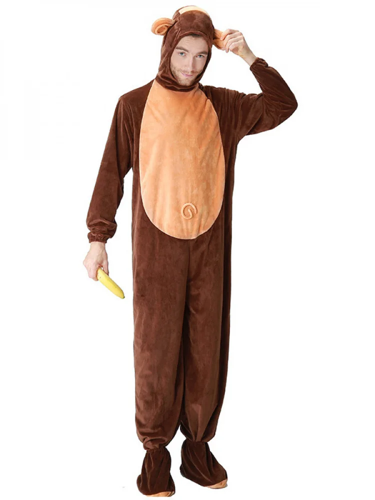 Volwassen M Aap Kostuum Halloween Dierenpak Prestatie Outfit Cosplay Traditionele Etnische Stadiumkleding Lente 2023