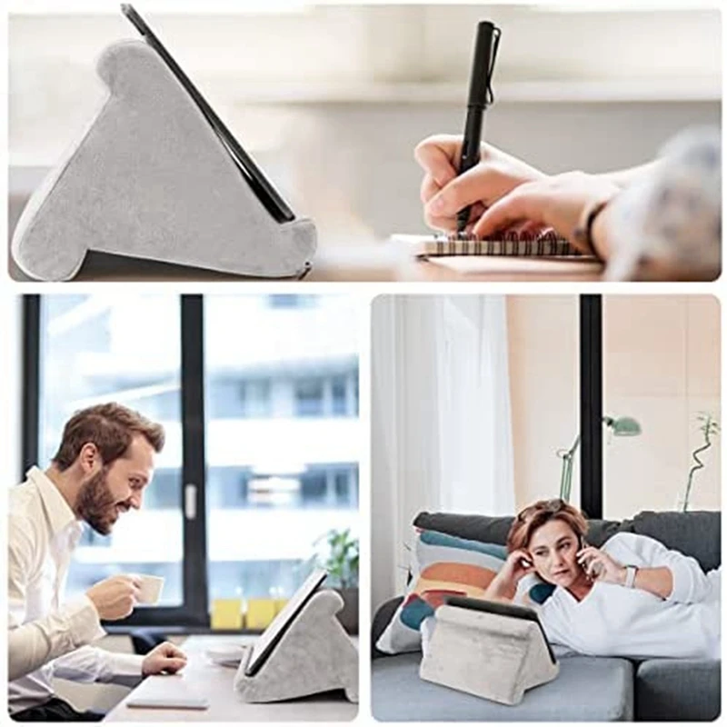 Soft Tablet Rest Cushion Multi-Angle For Ipad Stand Holder Pillow Lap Support For E-Readers Books And Magazines