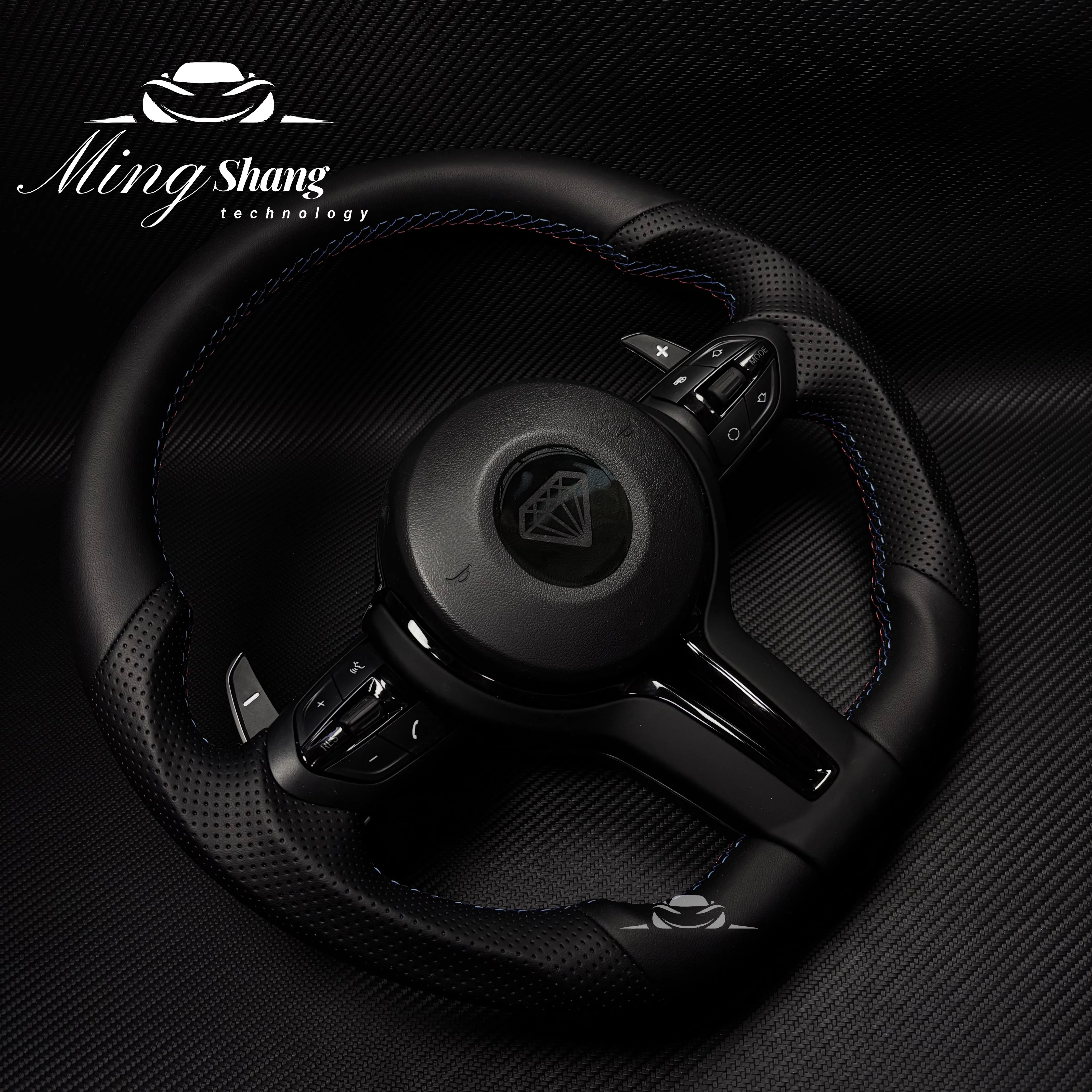 Sport M Steering Wheel for BMW E90 E91 E92 E93 E70 E71 E72 E53 E89 E86 E84 E83 E85 E93 E81 E87 E82 E88 E46 E60 E38 E39 F30 F10M3 view 6