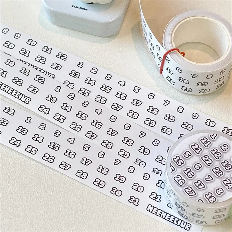 Heeheeclub Korea Same Style Handbag Basic Decorative Material Sticker Cute Animal Die Cutting Tape