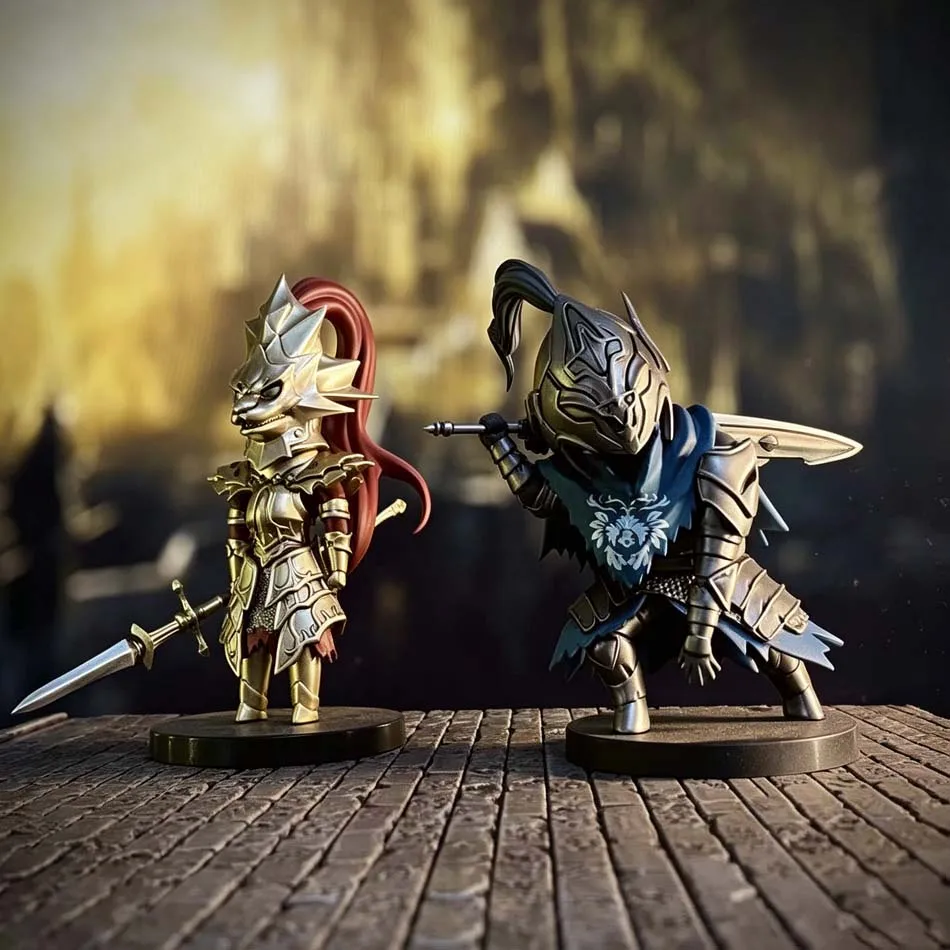 AA hot sale Dark Souls Figure Solaire Siegmeyer Oscar Ornstein Artorias Action Figure Pvc Statue Collection Model Toys for Gifts view 4