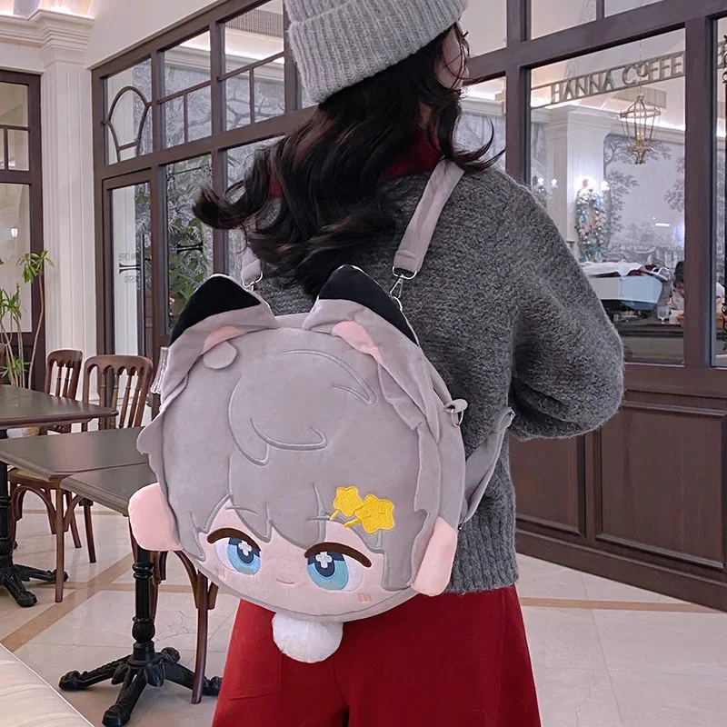 

Сумка через плечо Love And Deep Space Rafayel Xavier Sylus Zayne, милый рюкзак большой емкости с большим лицом, коллекционный подарок