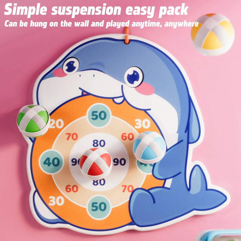 Nouveau pistolet à balle de baleine, balle collante, cible, jouets pour enfants, tir interactif personnel, jouets masculins et féminins