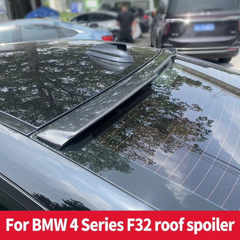 

For BMW 4 Series F32 Rear Window Roof Car Spoiler Wing High Quality V style carbon fibre Tuning Accessories Stylin