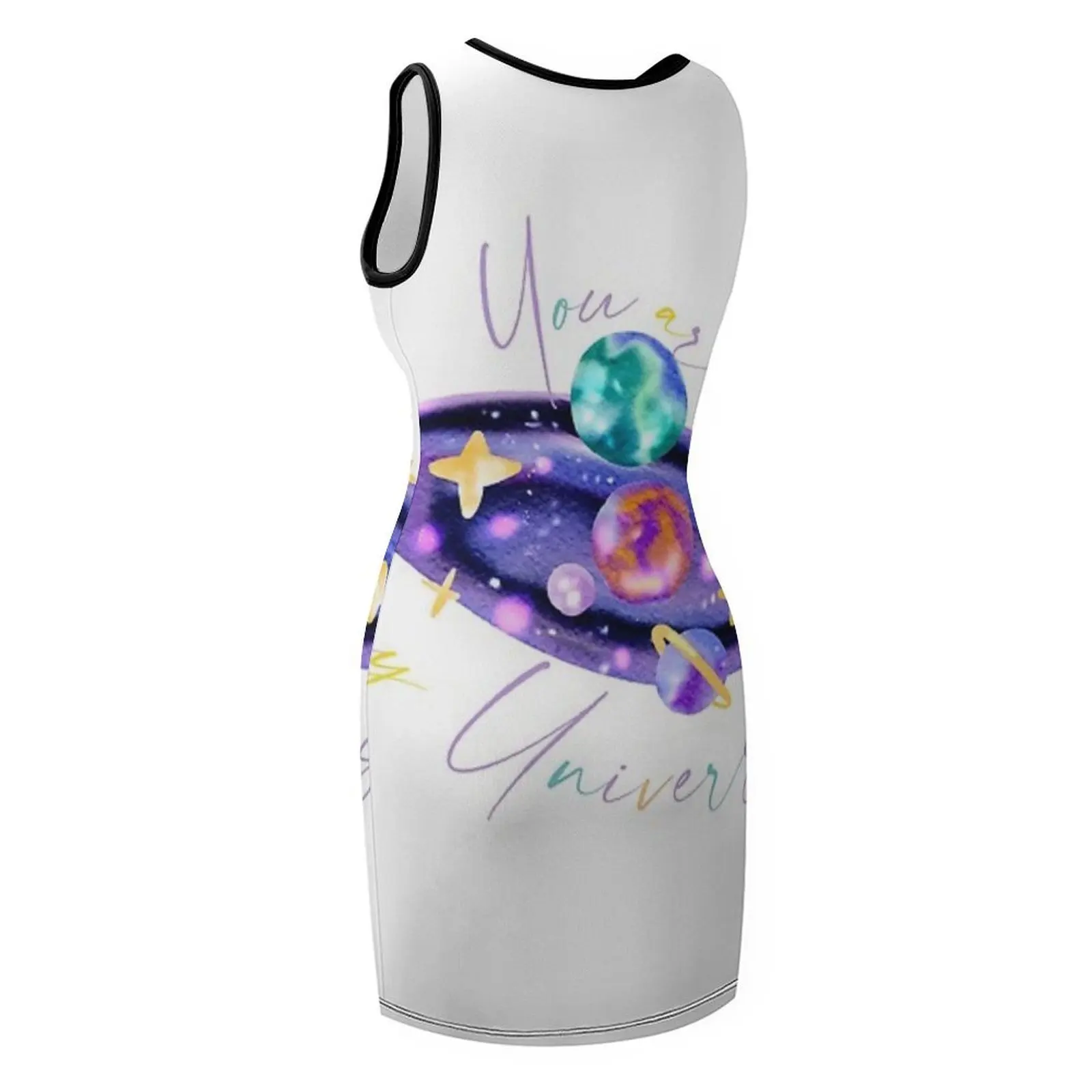 You're My Universe T-Shirt Sleeveless Sundress elegant guest wedding dress evening dress ladies Dress vintage