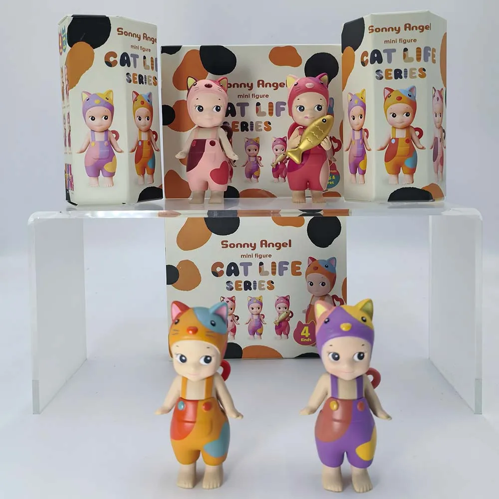 

Sonny Angel Cat Life Series High Quality Blind Box Mini Cat Action Figures Toys Ornaments Surprise Box Dolls Children Gifts