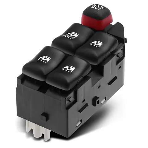 Front Left Electric Power Master Window Lifter Switch Button Part for Cutlass Malibu Classic Chevrolet Cavalier 4 DOOR 2000-2005